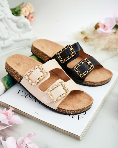 Royalfashion Women's flip-flops with buckles Monenas