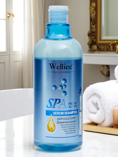 Professional hair shampoo with collagen – Intensive hydration and smoothing of hair 5-in-1