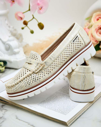 Royalfashion Sieviešu ažūra mokasīni Leteller