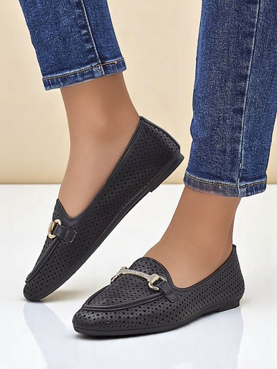 Royalfashion Rafalle openwork women's loafers