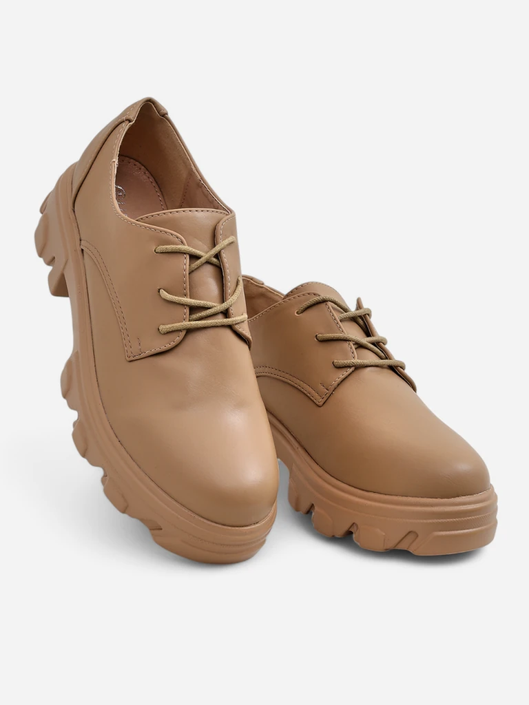 Royalfashion sieviešu šņorējamās kurpes ar biezāku zoli Gofey