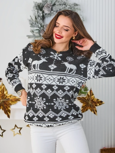 Royalfashion Sieviešu Ziemassvētku Džemperis