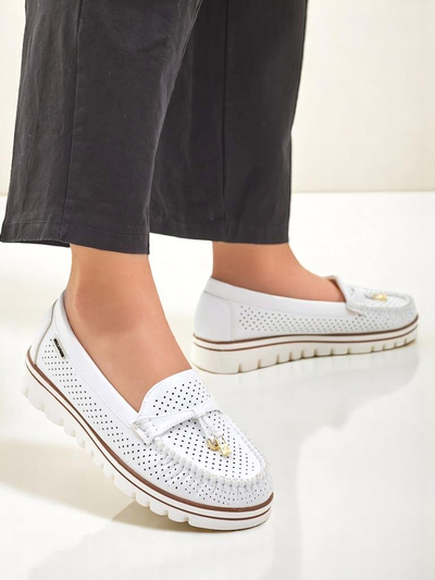 Royalfashion Women's perforated moccasins Elissas