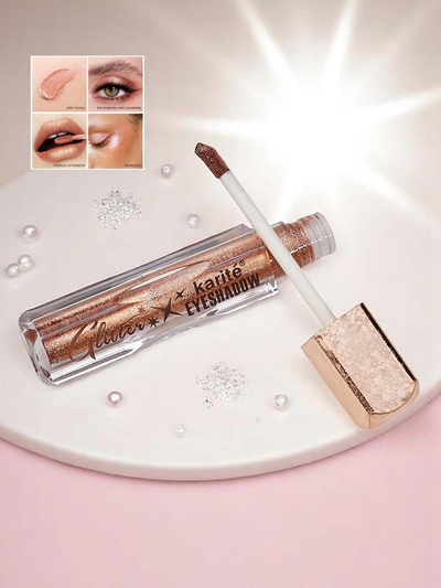 Shimmering liquid eyeshadow in the color Soil