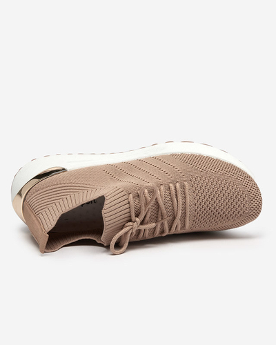 Light brown women's sports shoes Erina - Footwear