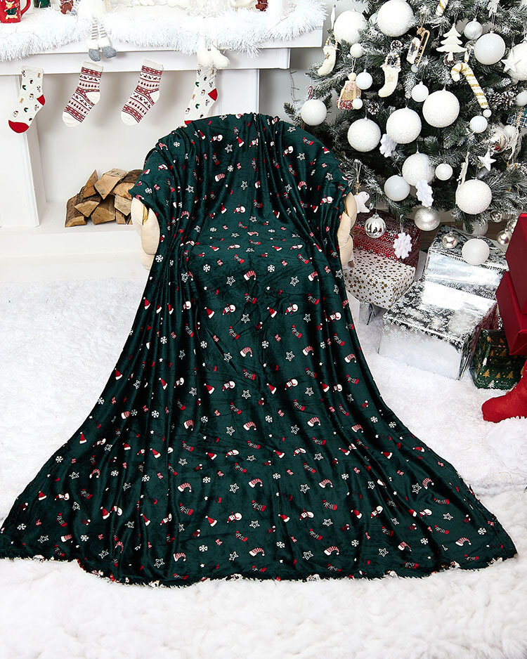 Royalfashion Ziemassvētku sega Gultas pārklājs 160x200