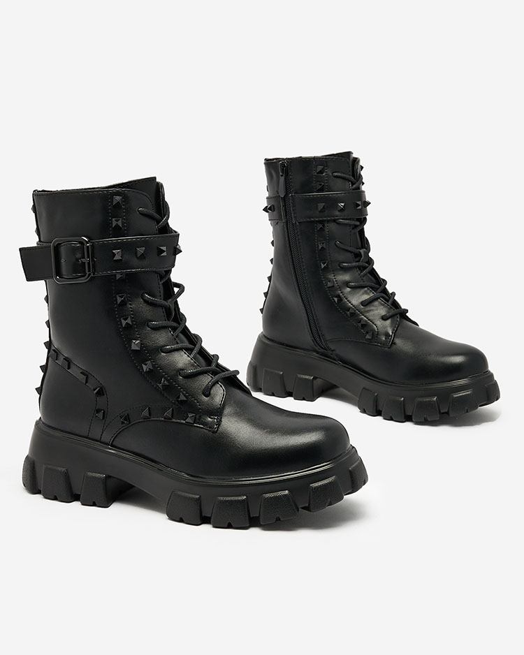 Royalfashion Women's bagger boots in black Dzettey