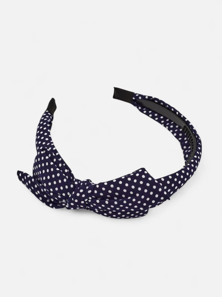 Royalfashion Women's Polka Dot Headband with Bow