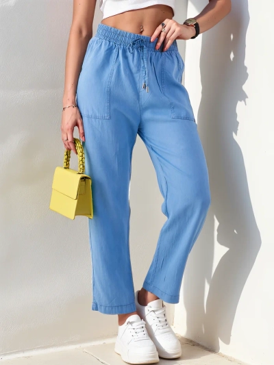 Royalfashion Straight women's fabric pants 7/8