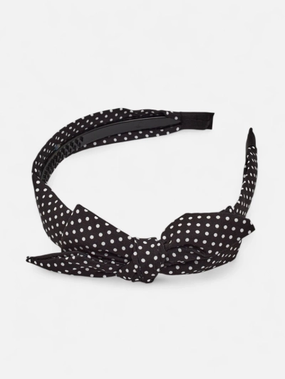 Royalfashion Women's Polka Dot Headband with Bow