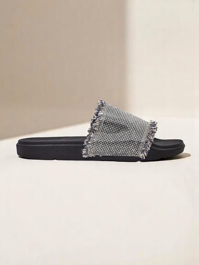 Royalfashion Women's SparkleWalk Flat Flip-Flops
