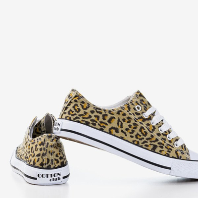 Women's leopard sneakers Lucjana - Footwear 1