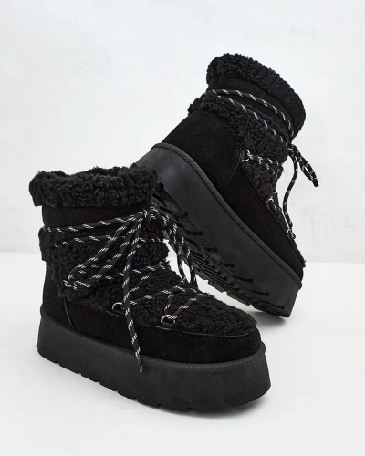 Royalfashion Sieviešu sniega zābaki ar mežģīnēm Evonie