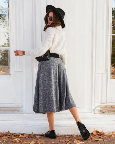 Royalfashion sieviešu vidējgaruma svārki