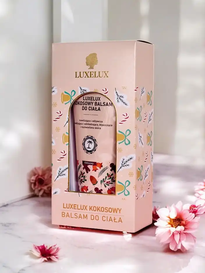 Luxelux Ziemassvētku ķermeņa balzams ar kokosriekstu aromātu 300 ml