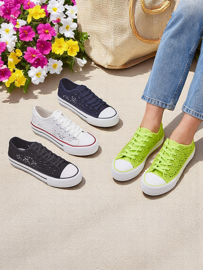 Royalfashion Women's perforated sneakers Nizzet