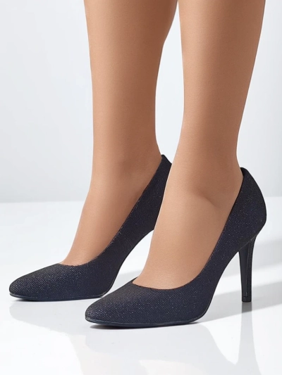 Royalfashion Spīdīgas sieviešu stiletto papēži Enen