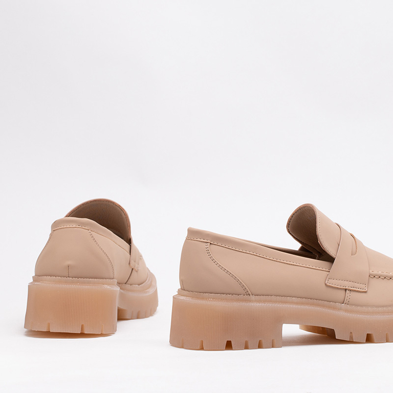 Brown women's shoes Vanocio - Footwear