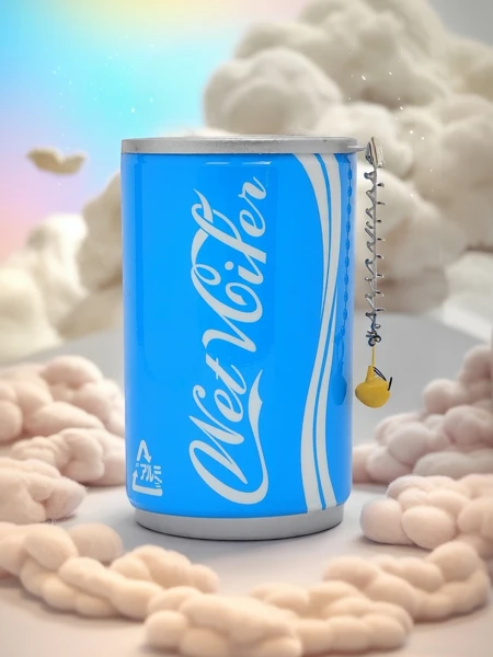 Azzurra Lux Candela – świeca tel zapachu chmur, design Mare Nostrum, 100g