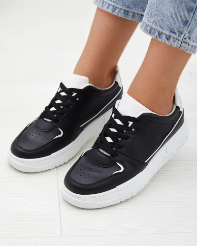 Women's sports sneakers in black Hellar - Footwear