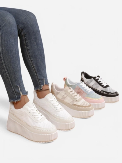 Royalfashion Women’s platform sneakers Siserra
