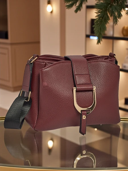 Small women's eco-leather bag Violes