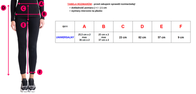 Warmed women's leggings in black 380 DEN - Clothing