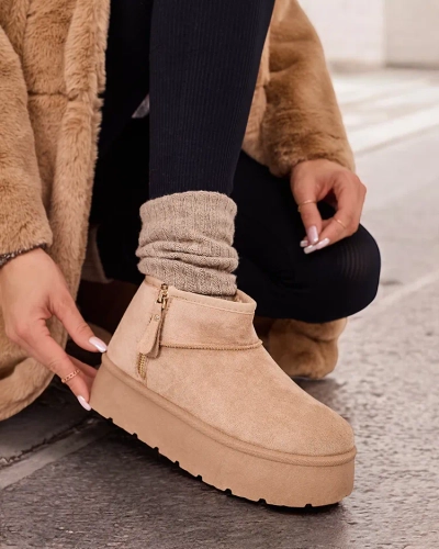 Royalfashion Women's platform snow boots a'la Delgadi