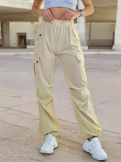 Royalfashion Women's fabric combat pants