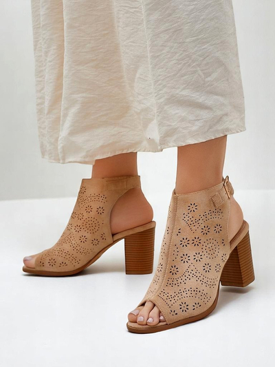 Royalfashion женские сандалии на блок‑каблуке с вырезами Abetle