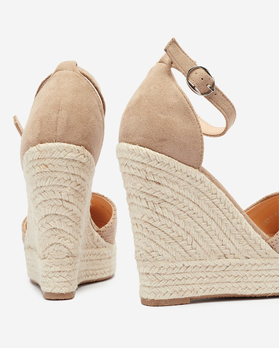 Royalfashion Brown women's Meylasi platform sandals