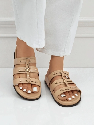 Royalfashion Wimen klapki fo stail rzymianek Roma