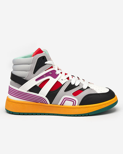 OUTLET Серые женские спортивные туфли до щиколотки от Gisore - Обувь