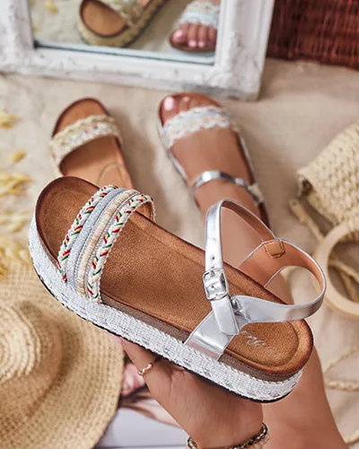 Royalfashion Sieviešu izšūtās sandales Mussir