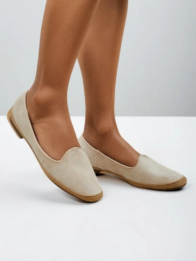 Royalfashion Sieviešu ekoloģiskā zamšāda espandrilles Emmeno