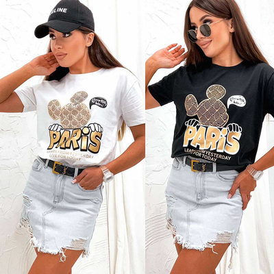 Royalfashion Sieviešu krekliņš ar apdruku