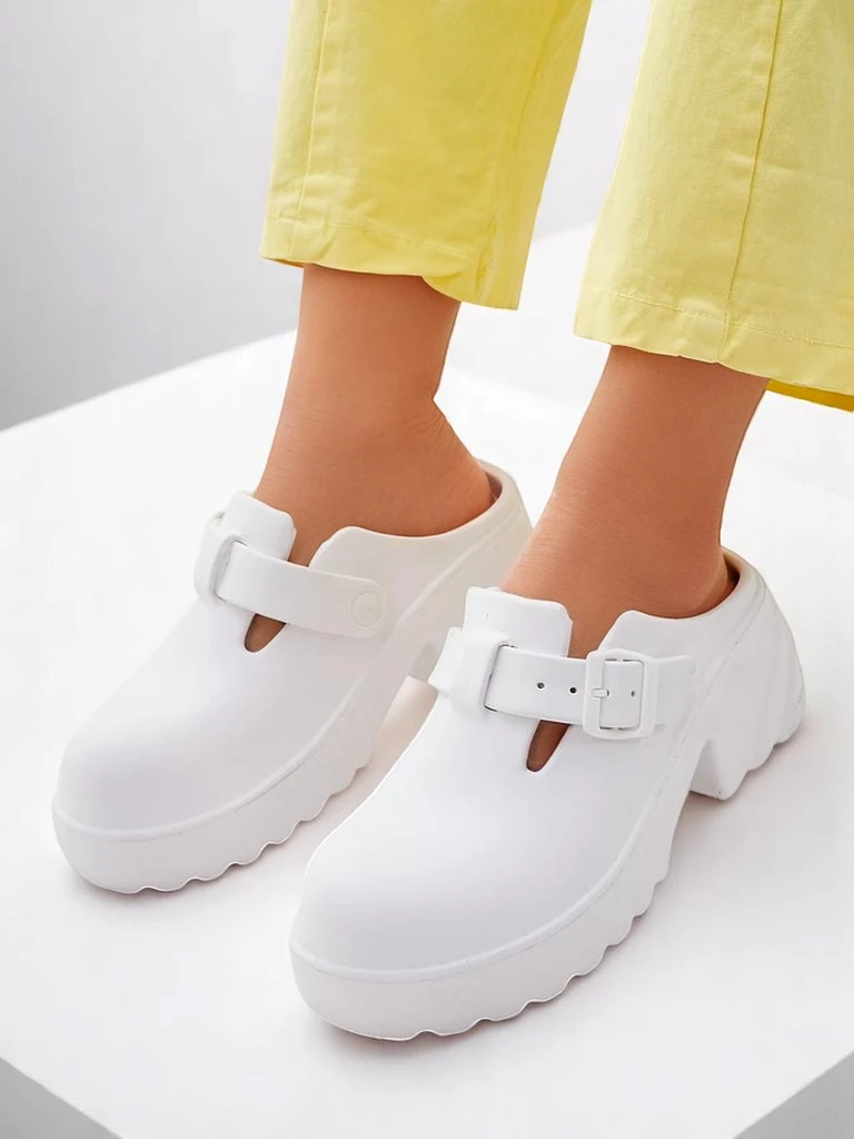 Royalfashion sieviešu gumijas papēžu čības Voxones