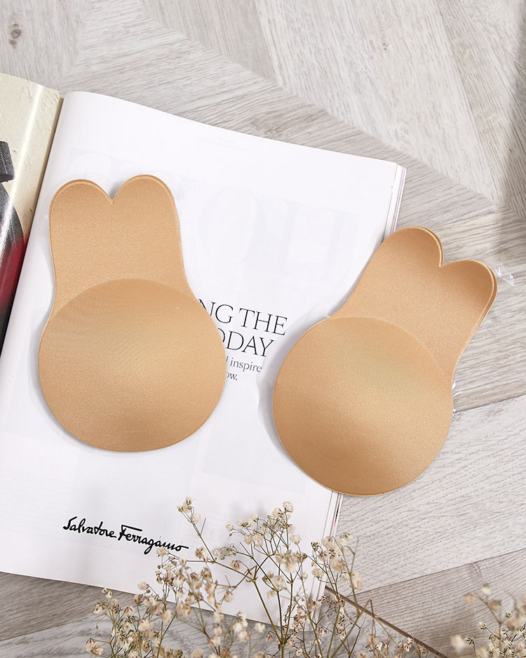 Women's beige self-supporting overlays - Underwear