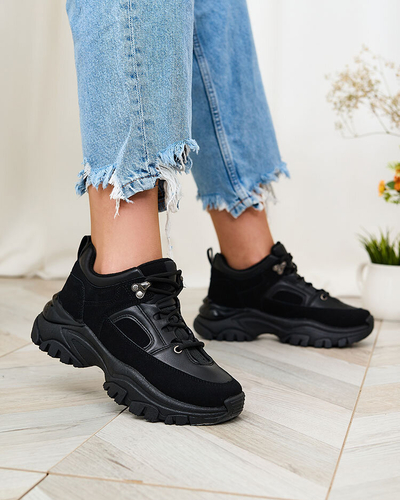 Royalfashion Black women's sneakers Aherot