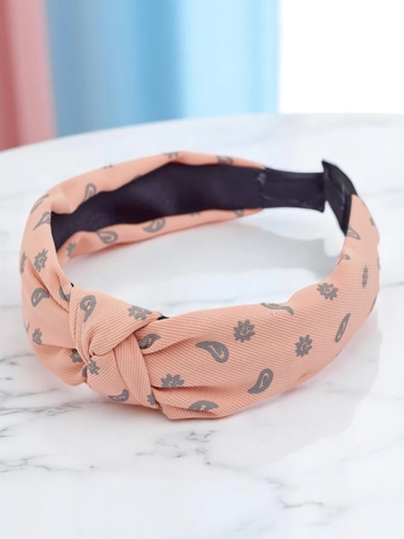 Royalfashion matu stīpiņa ar pītu rakstu Grafity Boom