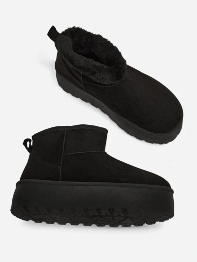 Botki Damskie Luna Czarne Skórzane Eleganckie na Jesień