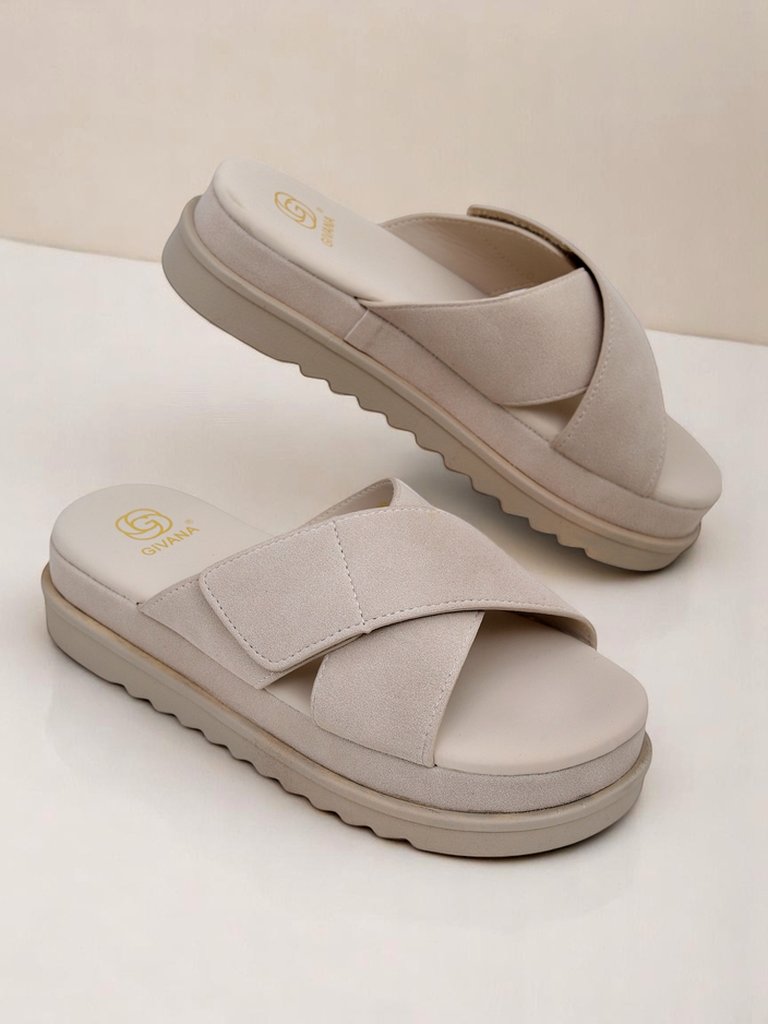 Royal Fashion Women's Flat Sandals Evre