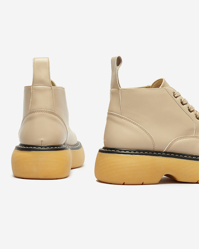 Женские сапоги бежевого цвета Tarraf- Footwear