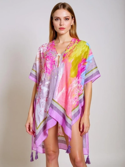 Pareo Anthea – красочное пляжное платье Royalfashion до колен, универсальное