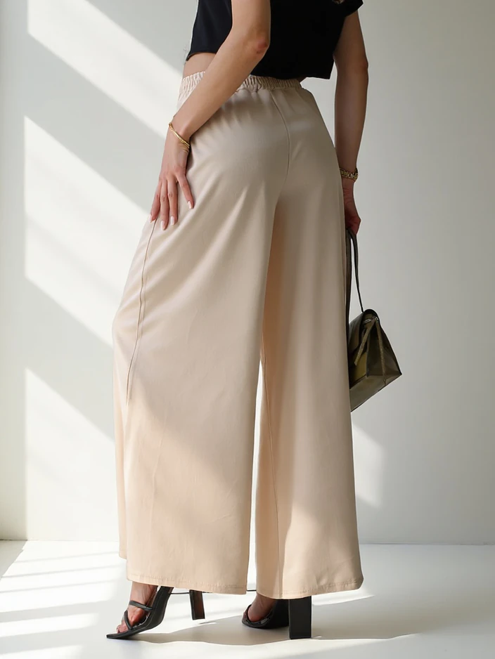 Royalfashion Platas sieviešu bikses