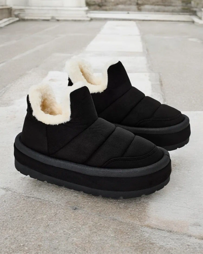 Royalfashion Sieviešu Zoeno īsie zābaki a'la sniega zābaki