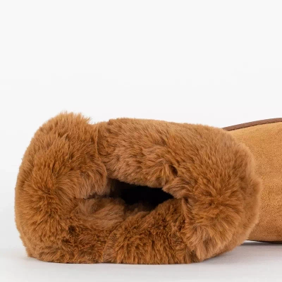 OUTLET Women's camel snow boots Izzuni- Footwear