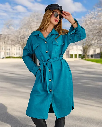 Royalfashion Женское пальто рубашечного типа