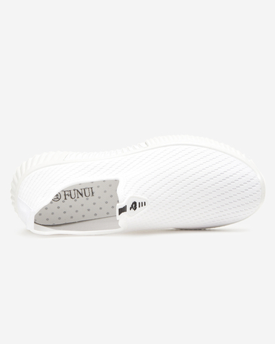 White women's slip-on sports shoes Palomena - Footwear