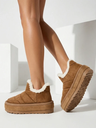 Royalfashion Sieviešu Zoeno īsie zābaki a'la sniega zābaki